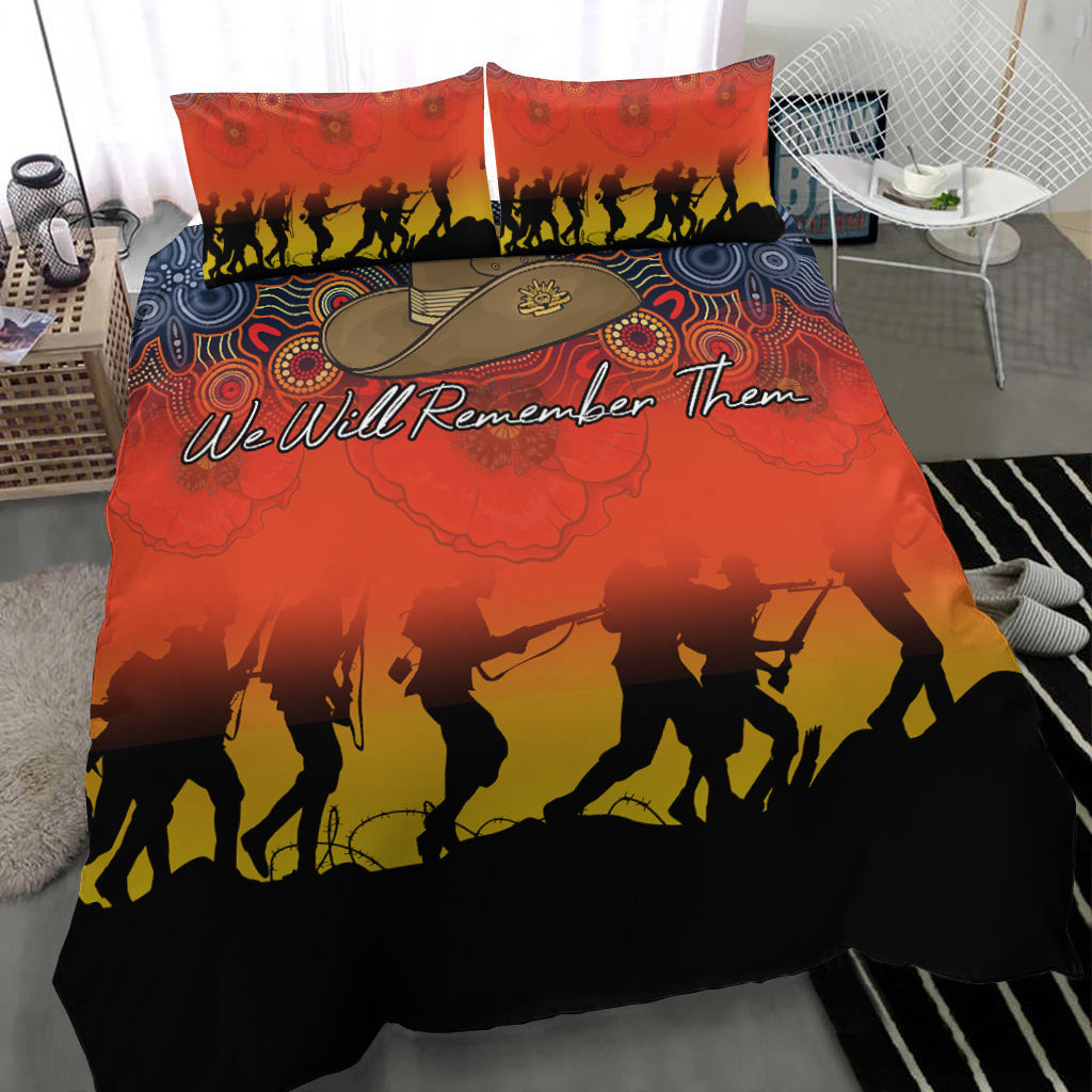 anzac-day-bedding-set-aboriginal-dot-painting-art