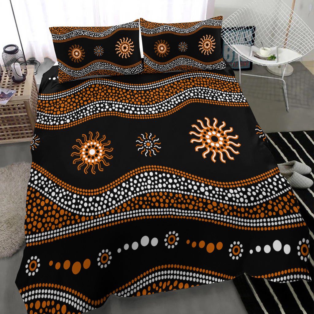 aboriginal-bedding-set-aboriginal-sun-tribal-black