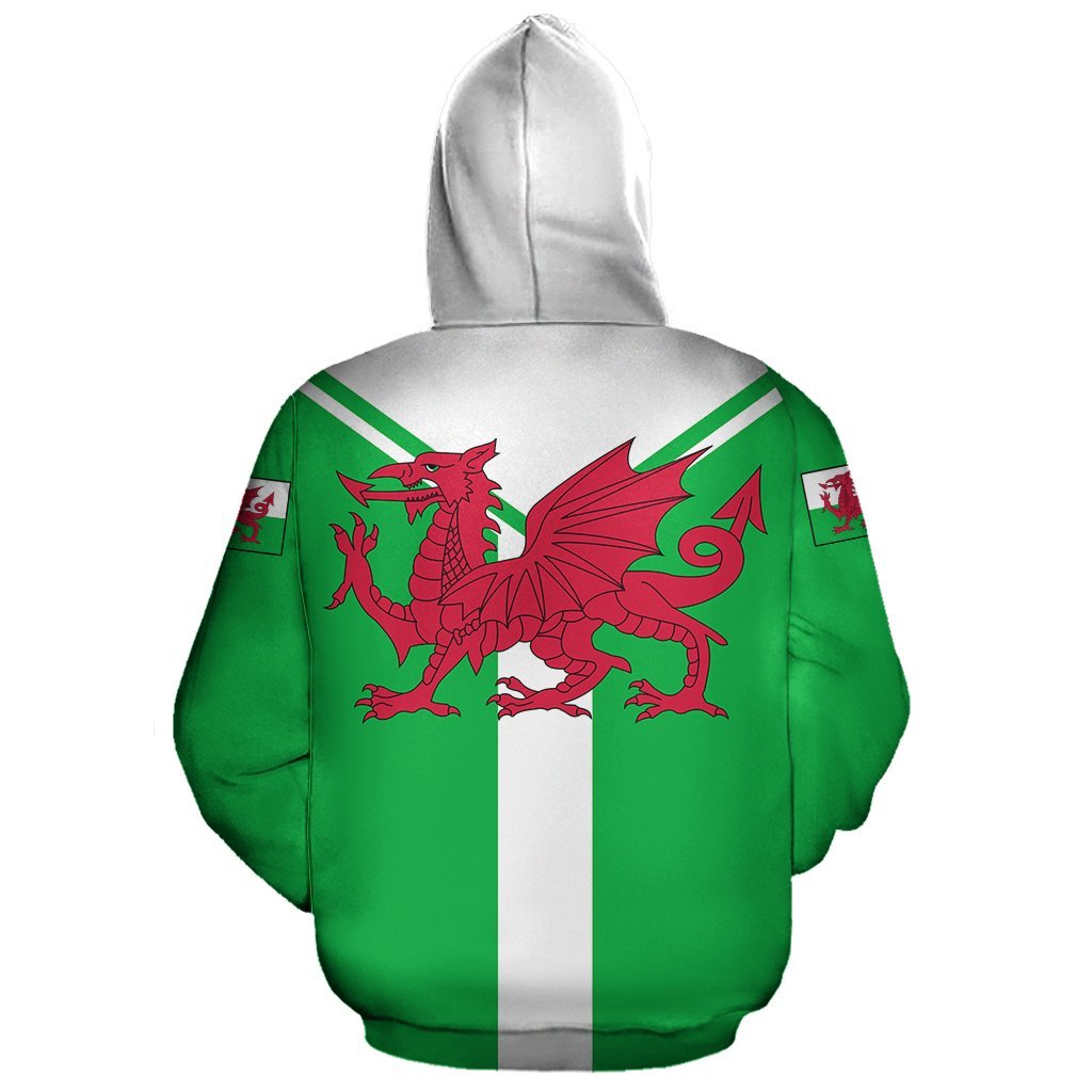 Wales Rising Pullover Hoodie