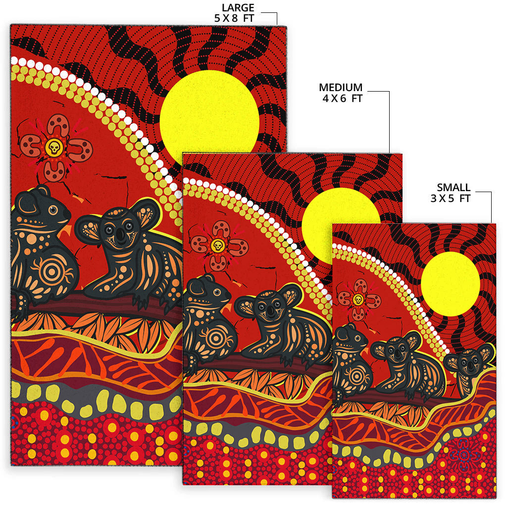 aboriginal-koala-painting-area-rug