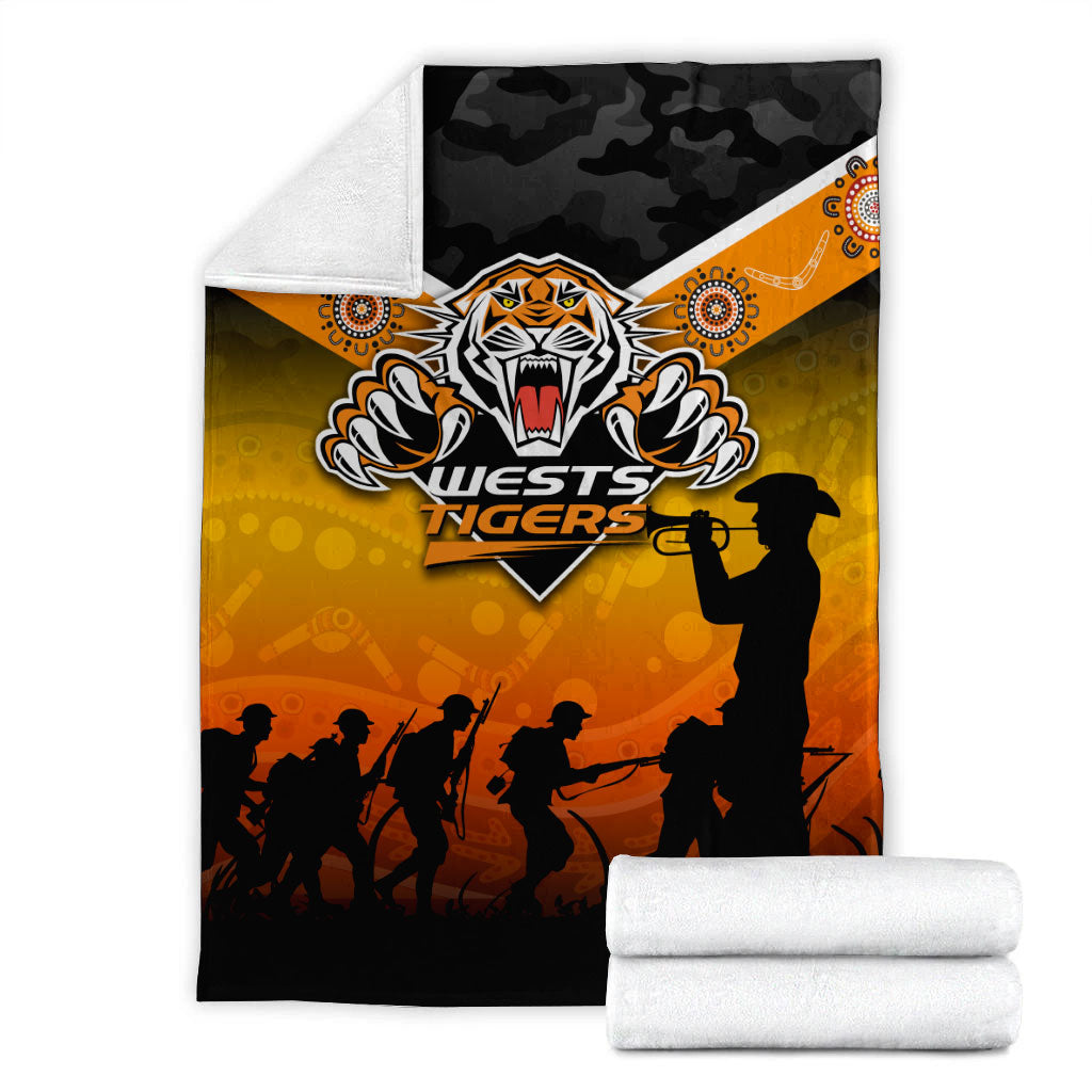 wests-tigers-anzac-day-indigenous-art-blanket