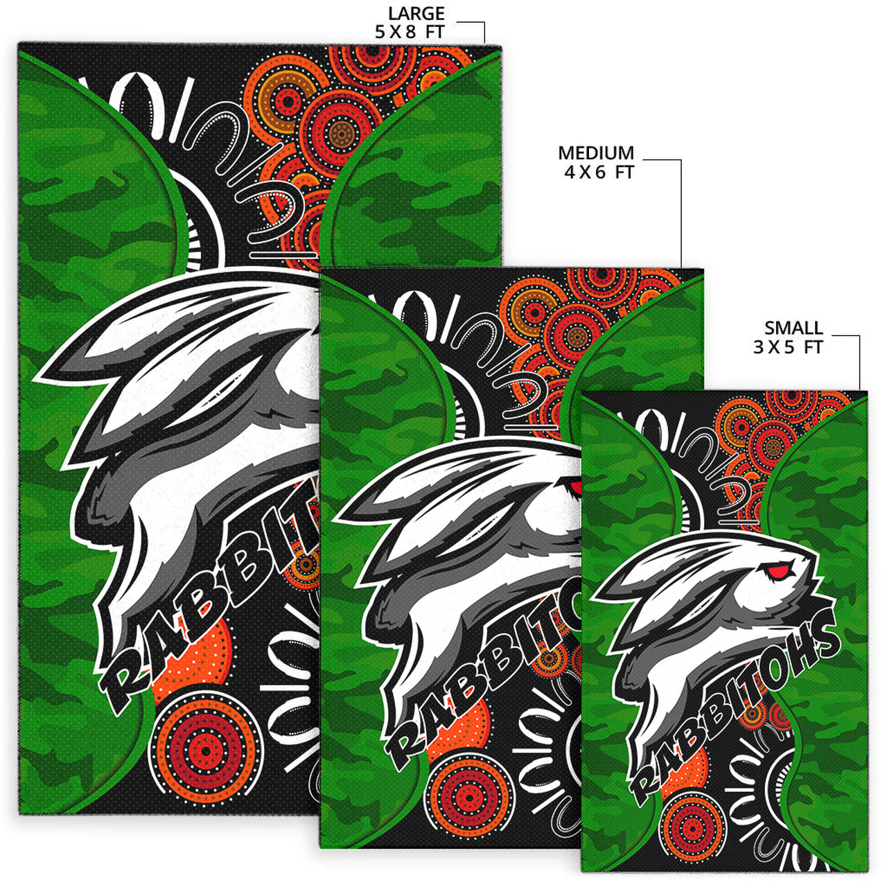 rabbitohs-rugby-area-rug-custom-rabbitohs-indigenous-energy-area-rug