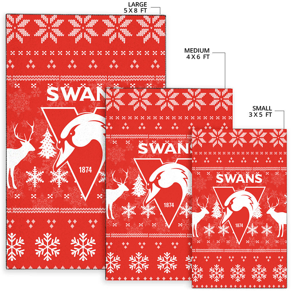 sydney-swans-area-rug-christmas-ugly-style