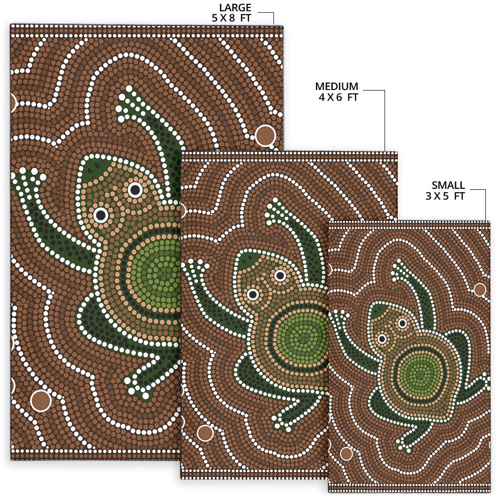 aboriginal-area-rug-dreamtime-frog-aboriginal-style