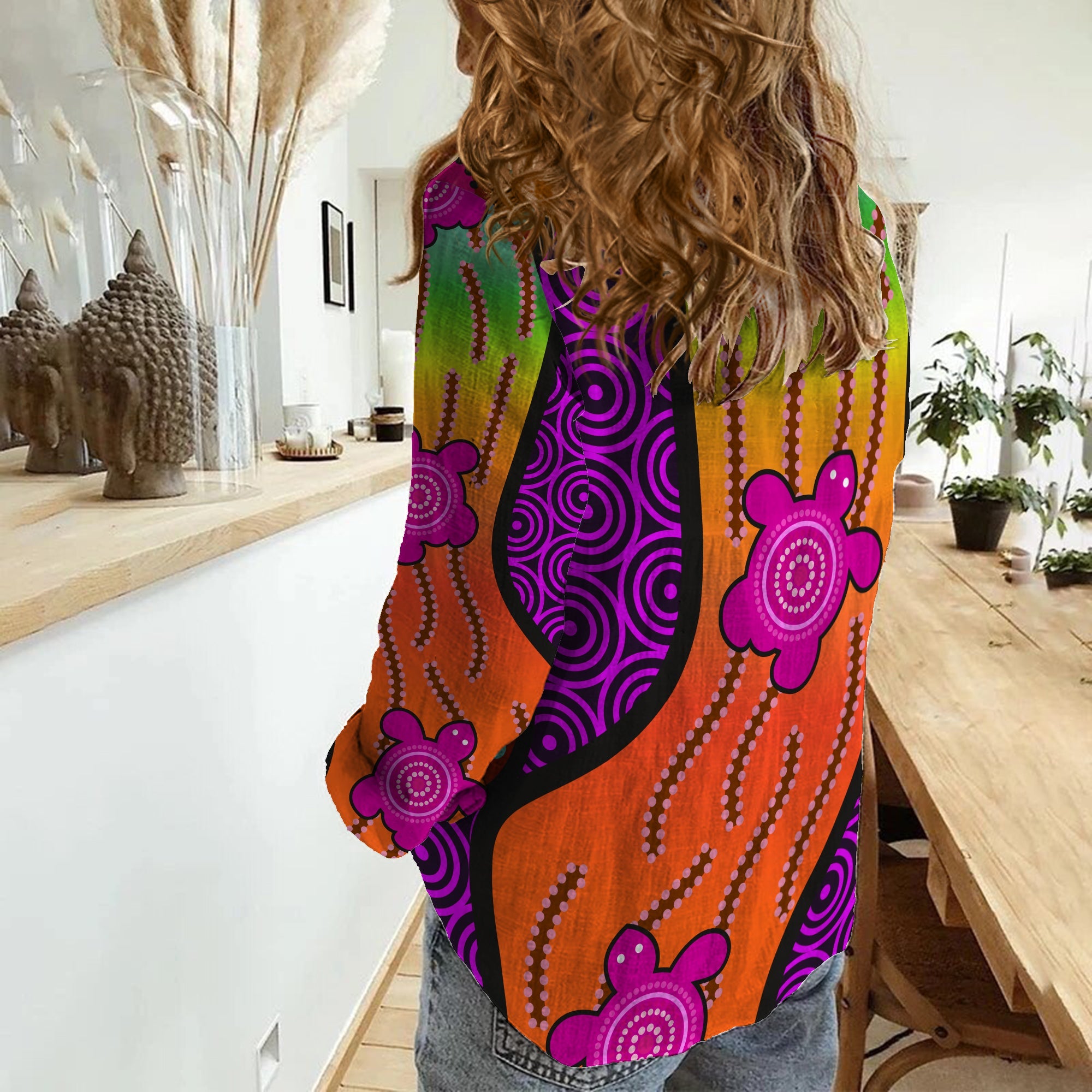 women-casual-shirt-aboriginal-turtle-ver02