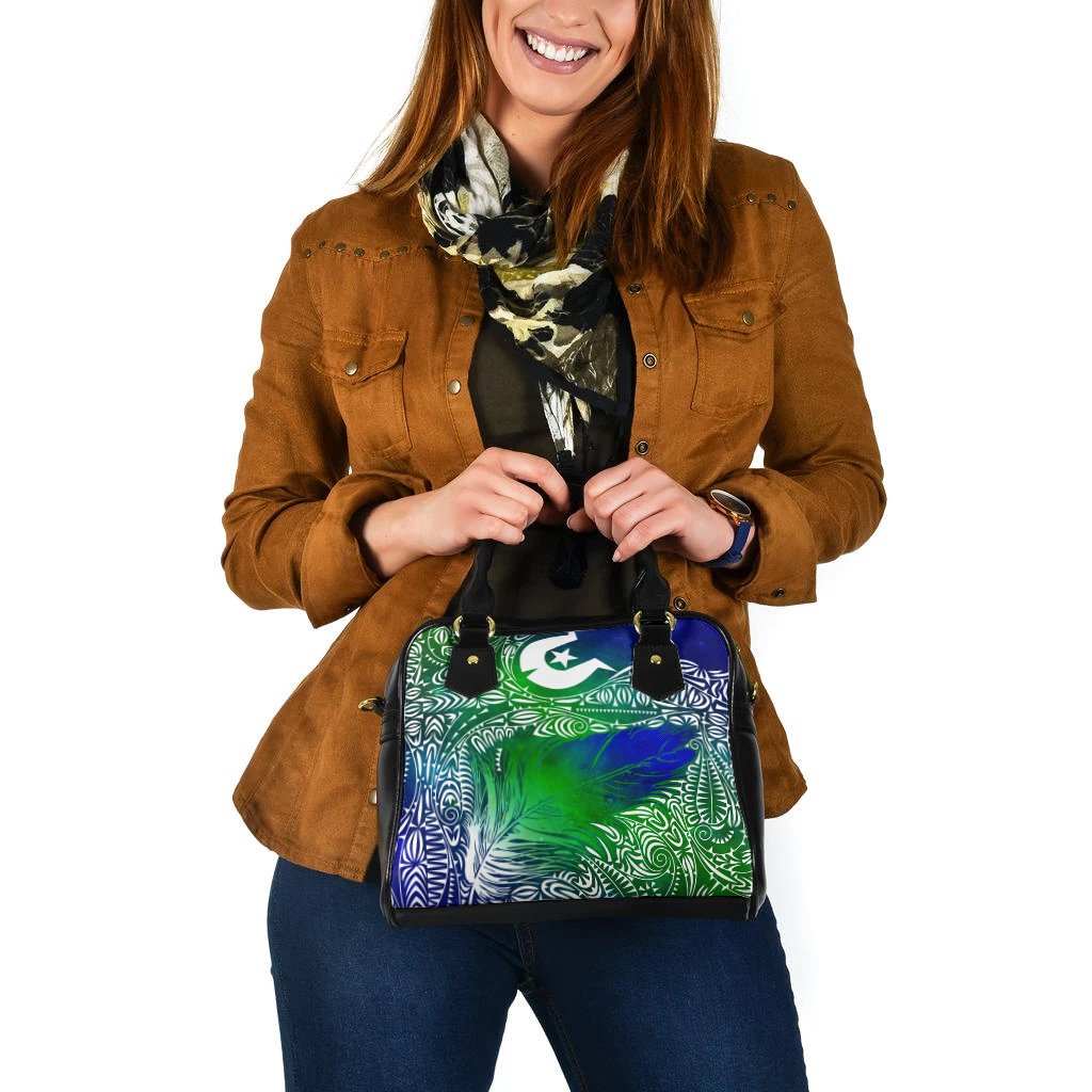 Torres Strait Islander Shoulder Handbag - Feather Torres Aether - Vibe Hoodie