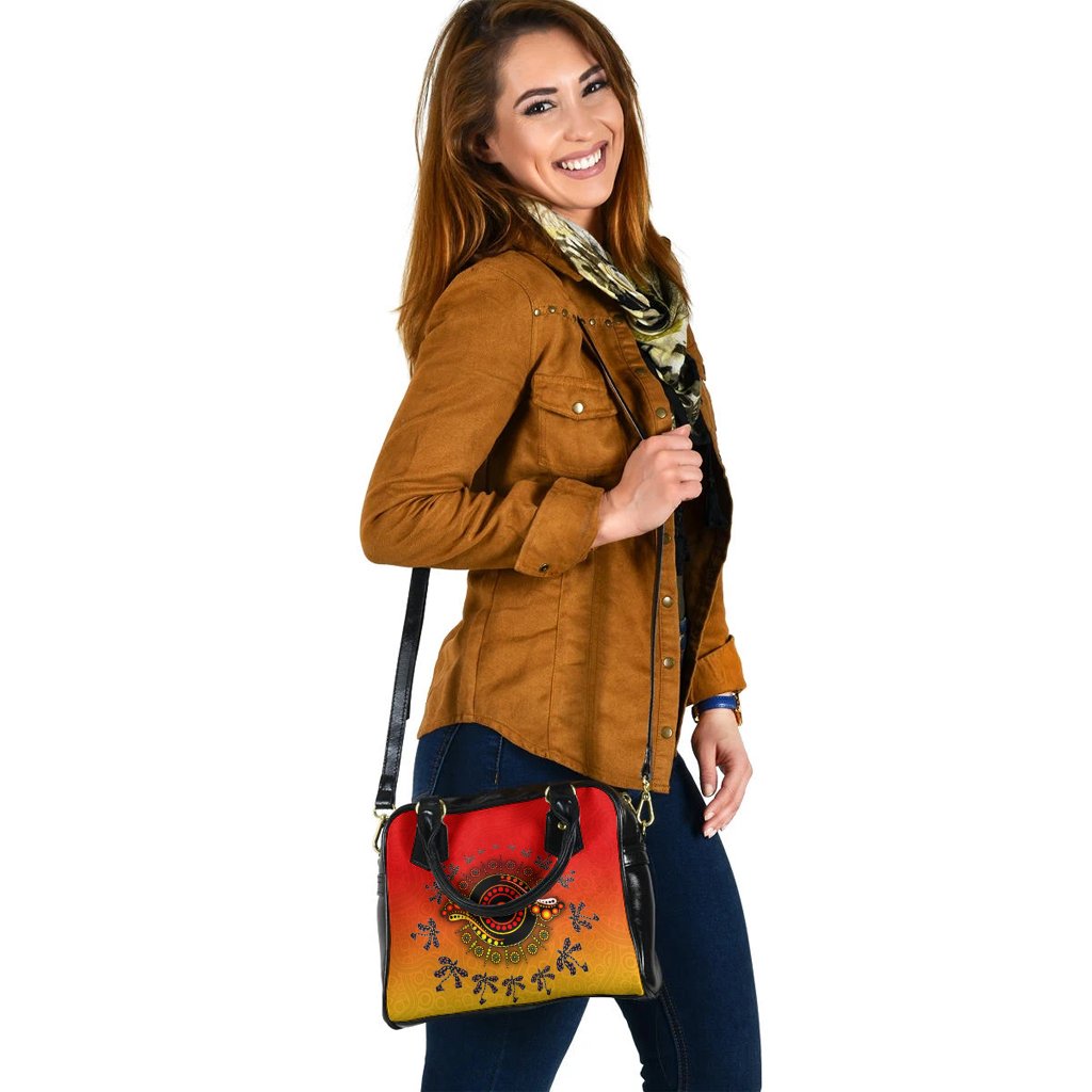 Shoulder Handbag - Circle Pattern - Vibe Hoodie