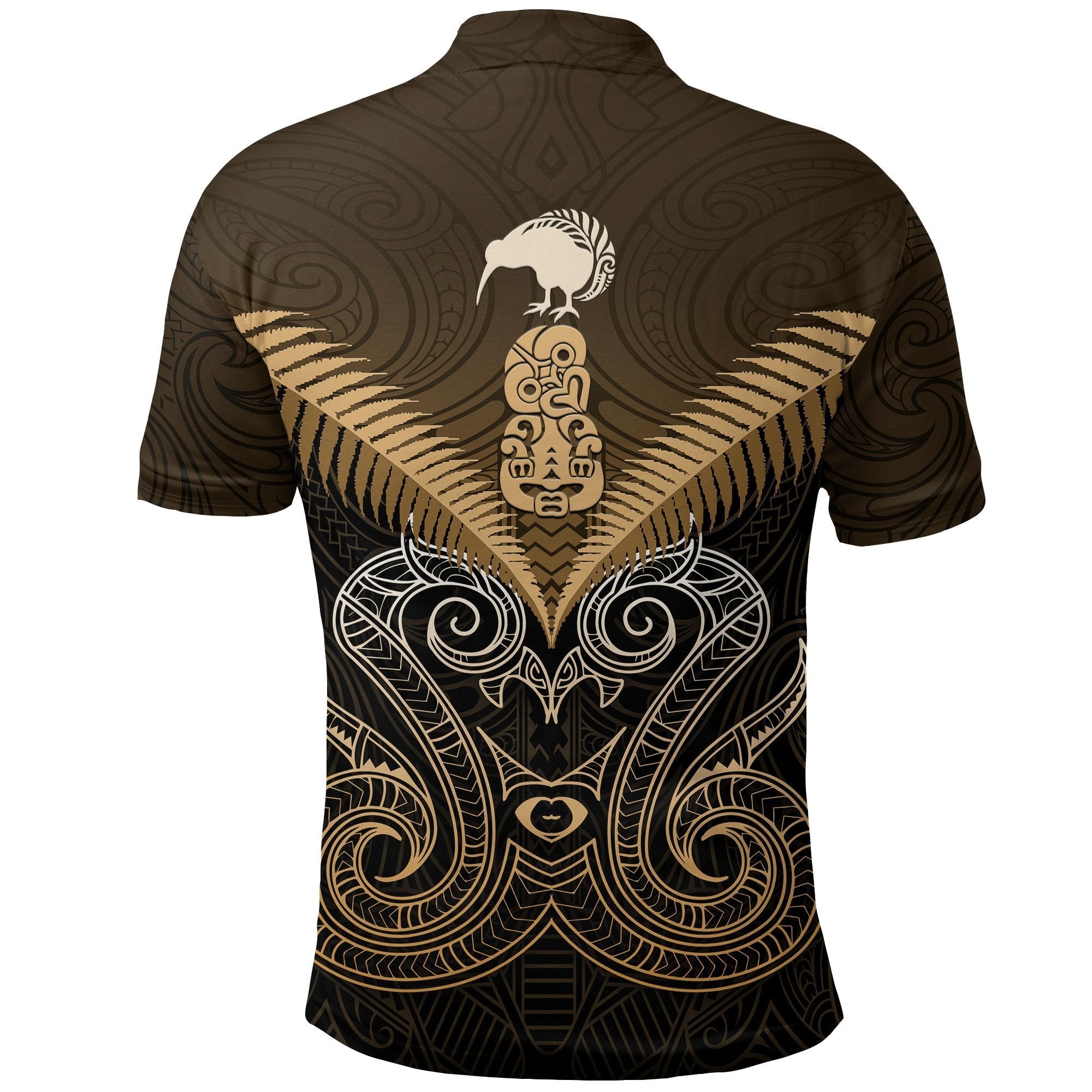 maori-manaia-new-zealand-polo-shirt-gold