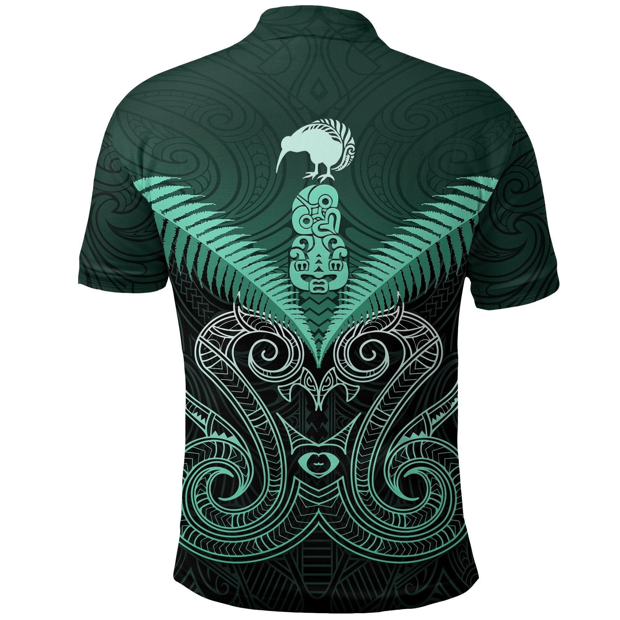 maori-manaia-new-zealand-polo-shirt-turquoise