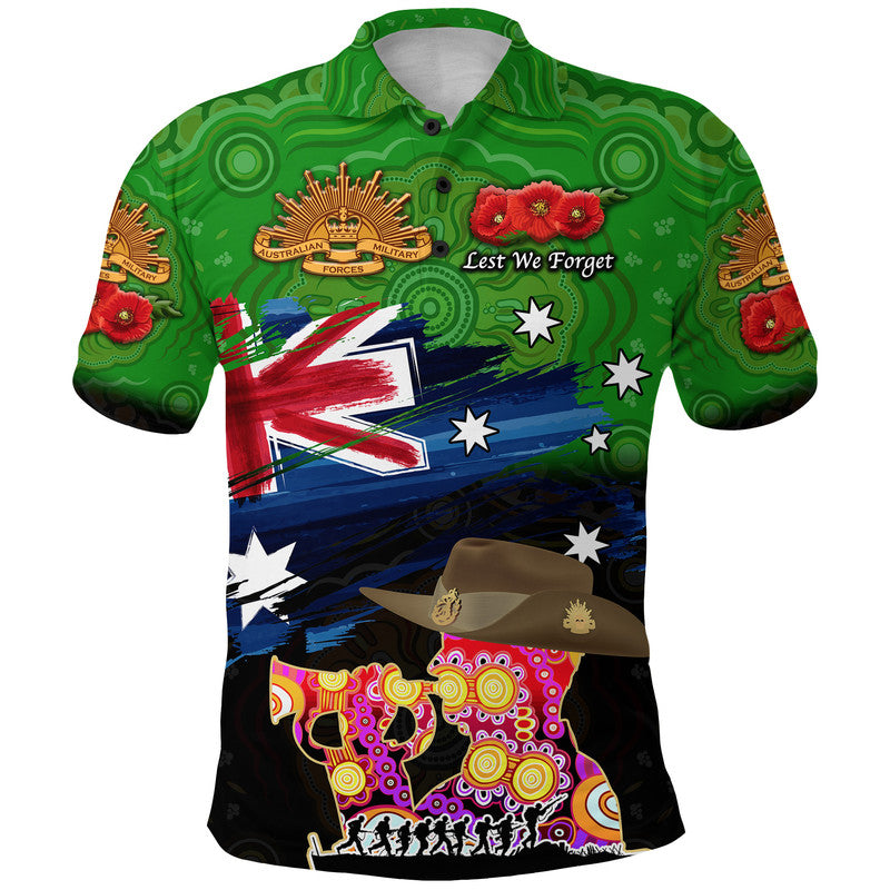 australia-aboriginal-anzac-polo-shirt-remembrance-vibes-green