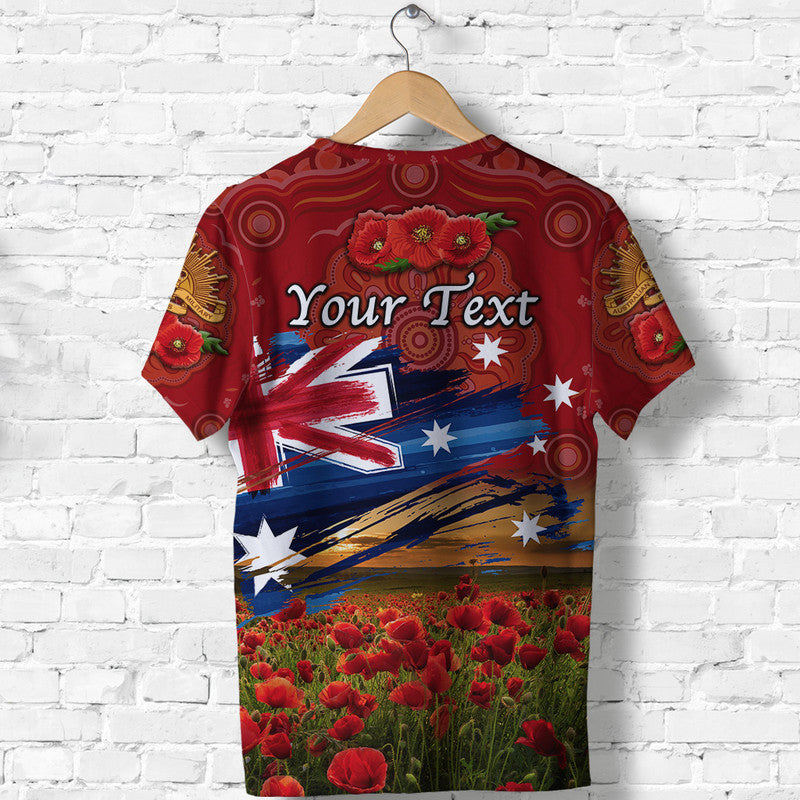 custom-personalised-australia-aboriginal-anzac-t-shirt-poppy-vibes-red