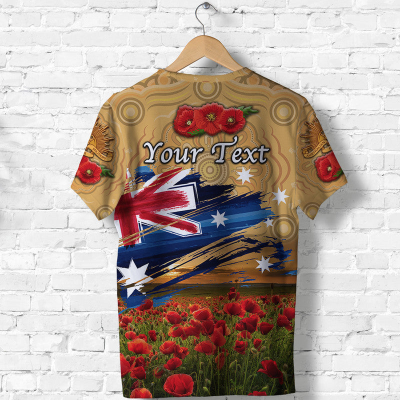 custom-personalised-australia-aboriginal-anzac-t-shirt-poppy-vibes-gold