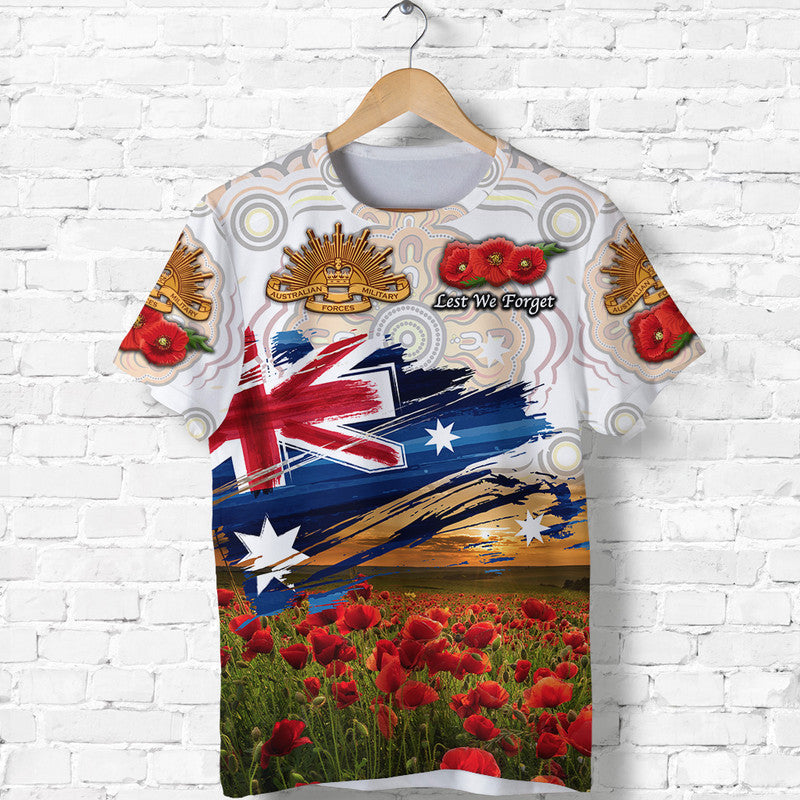 australia-aboriginal-anzac-t-shirt-poppy-vibes-white