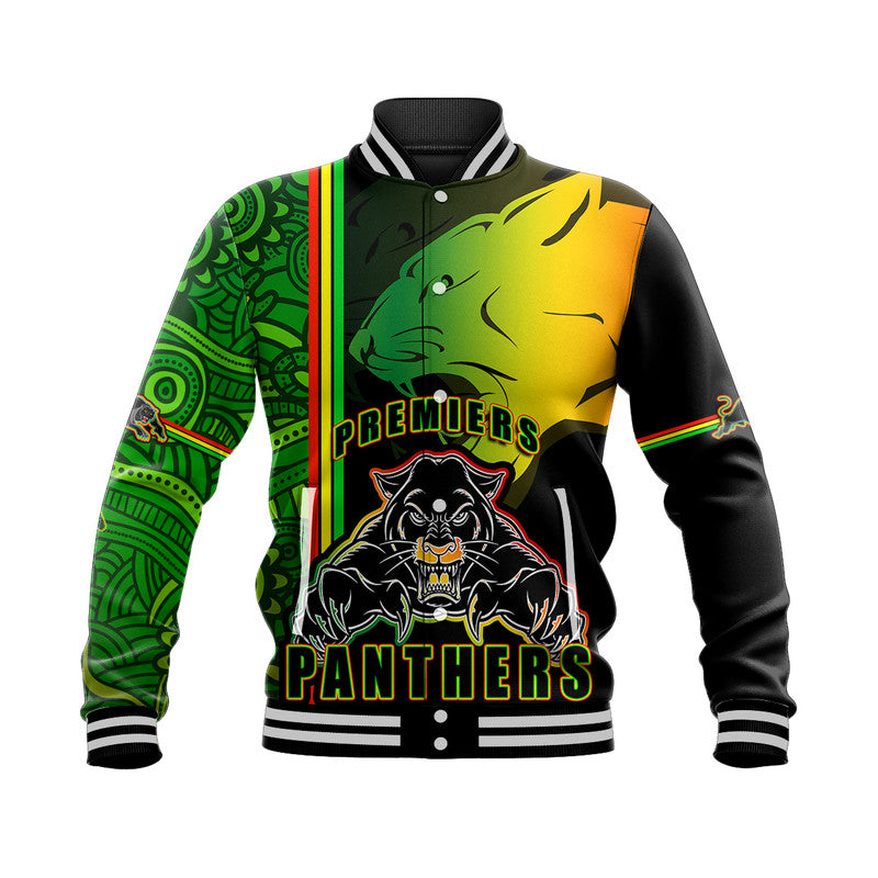 penrith-panthers-premiers-baseball-jacket-angry-panther-indigenous-aboriginal-style