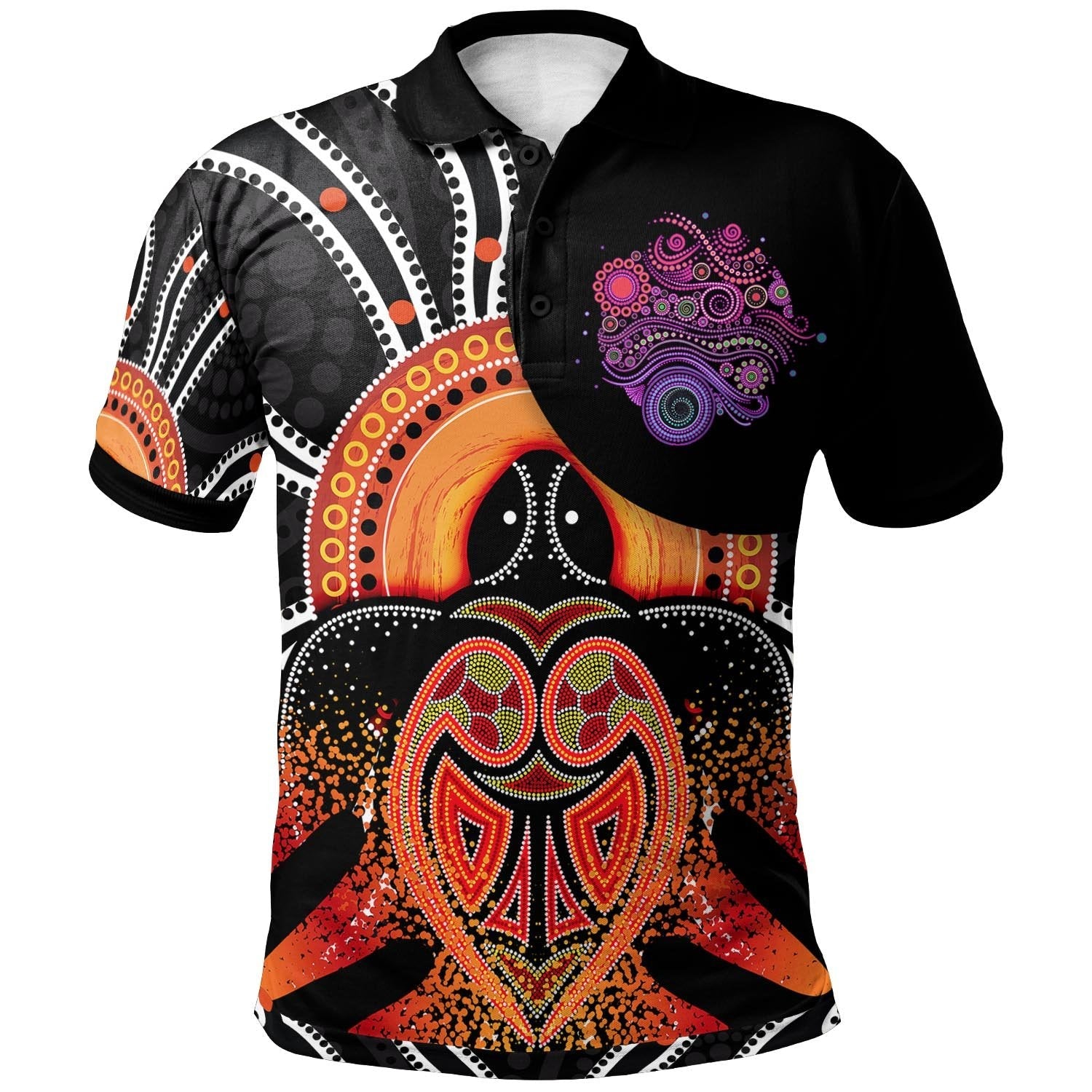 aussie-aboriginal-polo-shirt-with-turtle