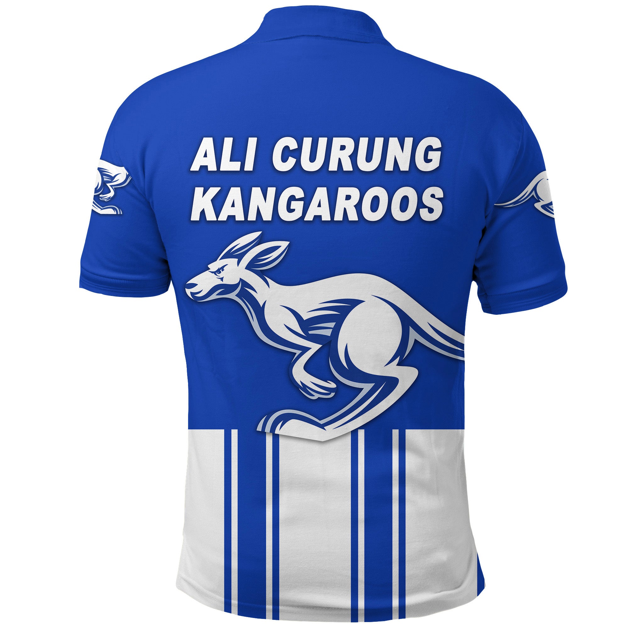 Ali Curung Kangaroos Polo Shirt Original - Blue LT8