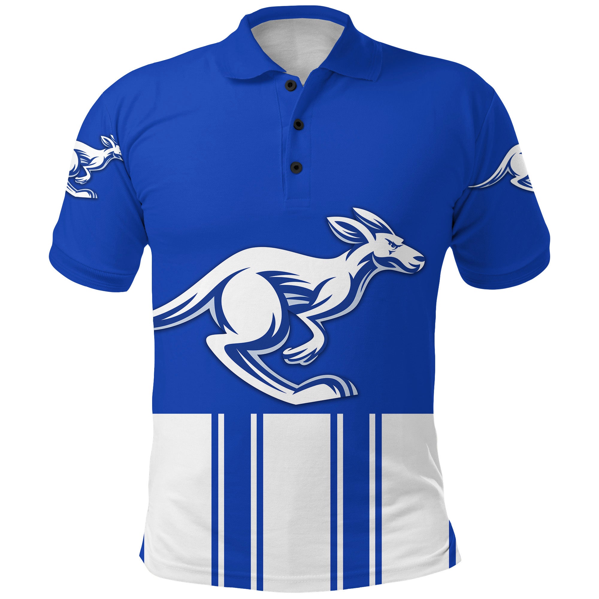 Ali Curung Kangaroos Polo Shirt Original - Blue