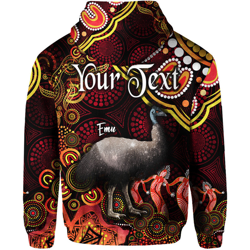 custom-personalised-australian-astrology-zip-up-and-pullover-hoodie-aquarius-emu-glider-zodiac-aboriginal-vibes-red