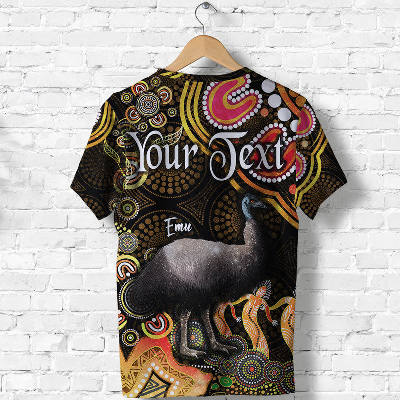 custom-personalised-australian-astrology-t-shirt-aquarius-emu-glider-zodiac-aboriginal-vibes-gold