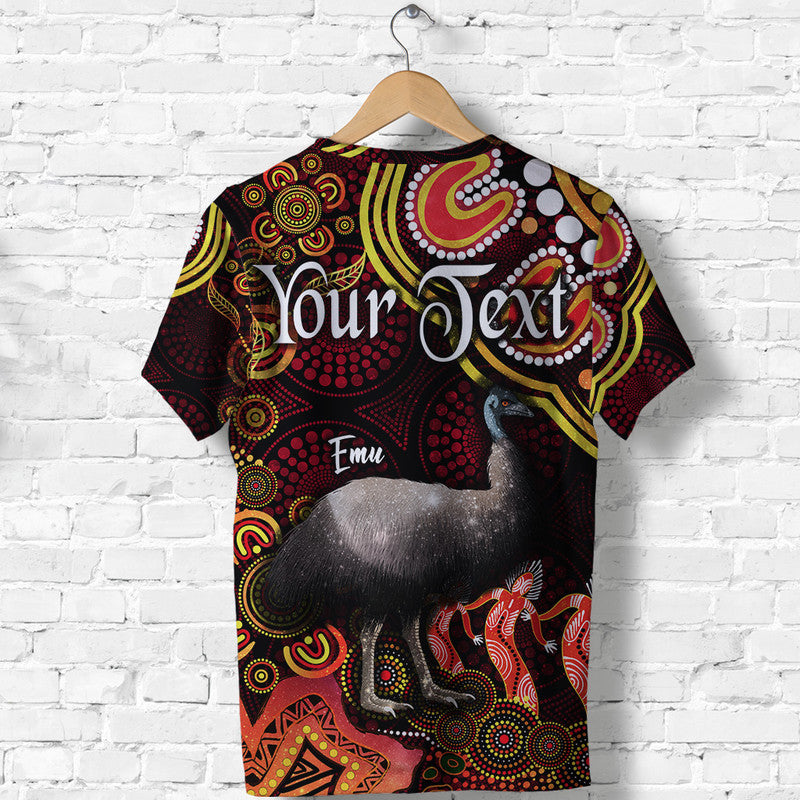 custom-personalised-australian-astrology-t-shirt-aquarius-emu-glider-zodiac-aboriginal-vibes-red