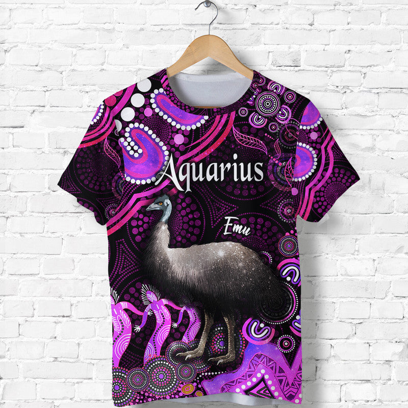 custom-personalised-australian-astrology-t-shirt-aquarius-emu-glider-zodiac-aboriginal-vibes-pink