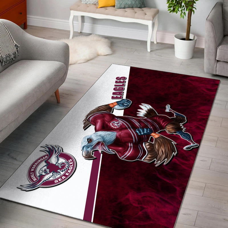 nrl-area-rug-sea-eagles-fire-style