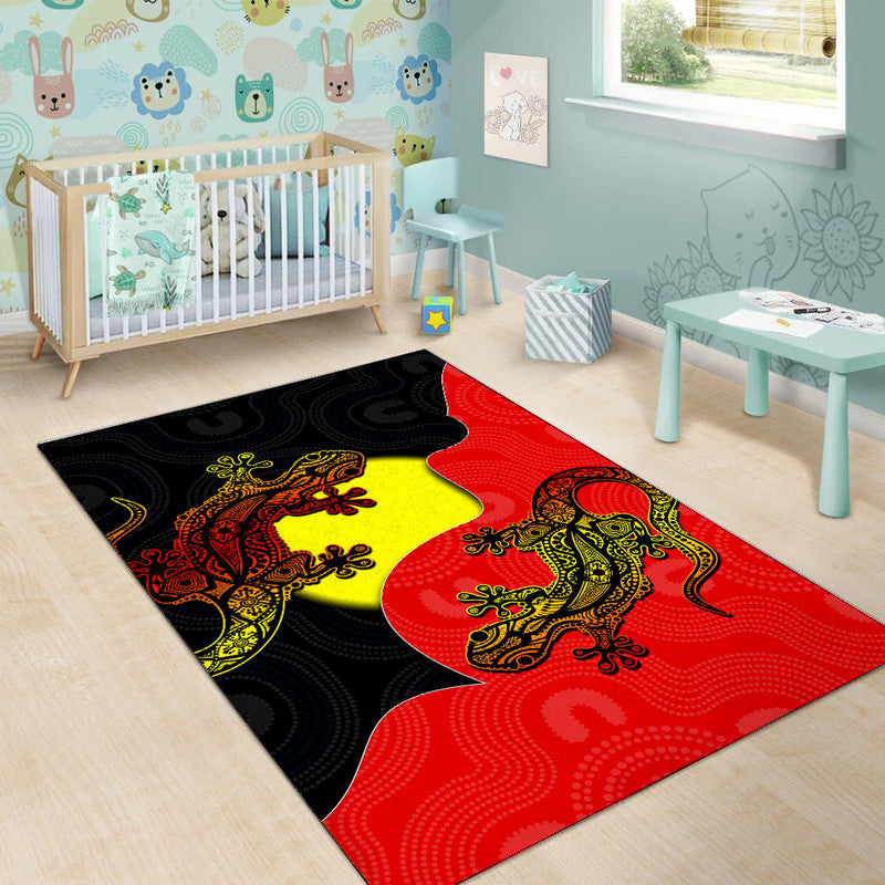 aboriginal-flag-mix-lizard-area-rug