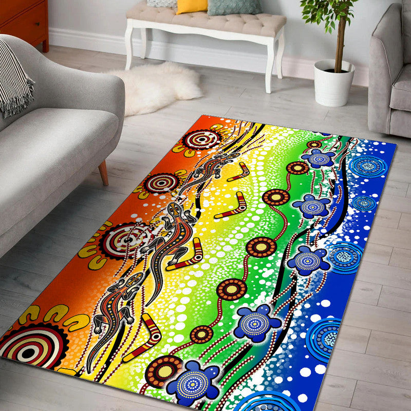 naidoc-aboriginal-lizard-and-turtle-area-rug