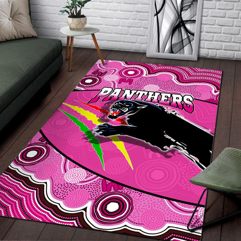 panthers-rugby-area-rug-aboriginal-basic-style-pink