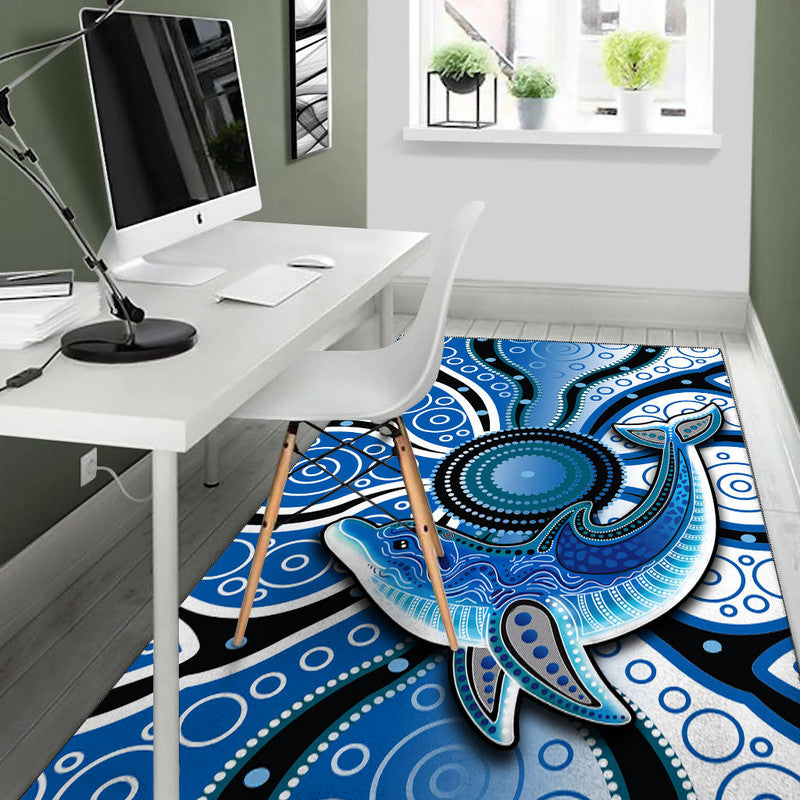 aboriginal-dolphins-area-rug-blue-sea