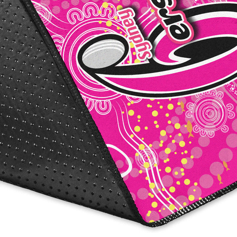 sydney-sixers-area-rug-cricket-aboriginal-vibe