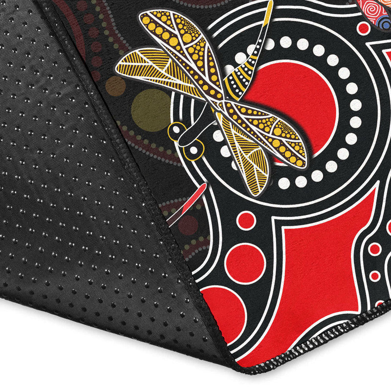 aboriginal-dragonfly-area-rug-red-style