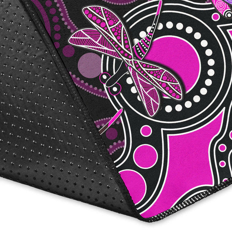 aboriginal-dragonfly-area-rug-pink-style