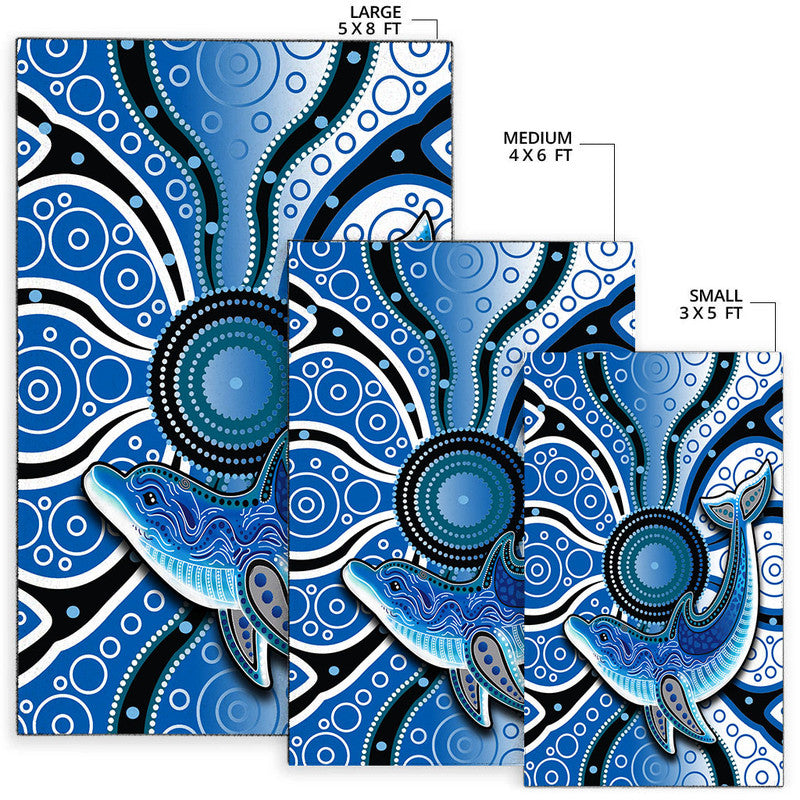 aboriginal-dolphins-area-rug-blue-sea