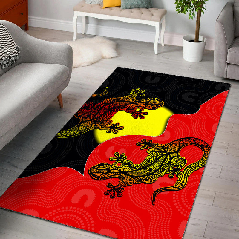 aboriginal-flag-mix-lizard-area-rug