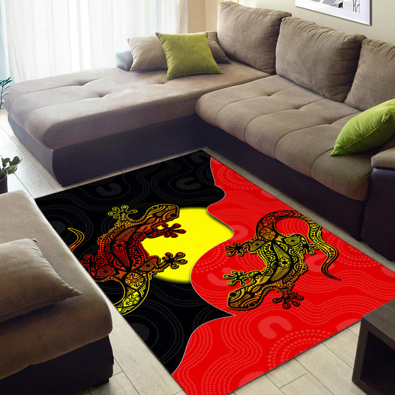 aboriginal-flag-mix-lizard-area-rug