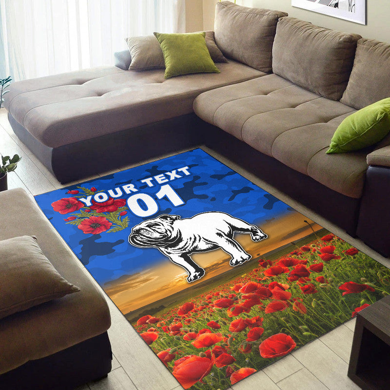 custom-personalised-canterbury-bankstown-bulldogs-anzac-2022-area-rug-poppy-flowers-vibes-blue