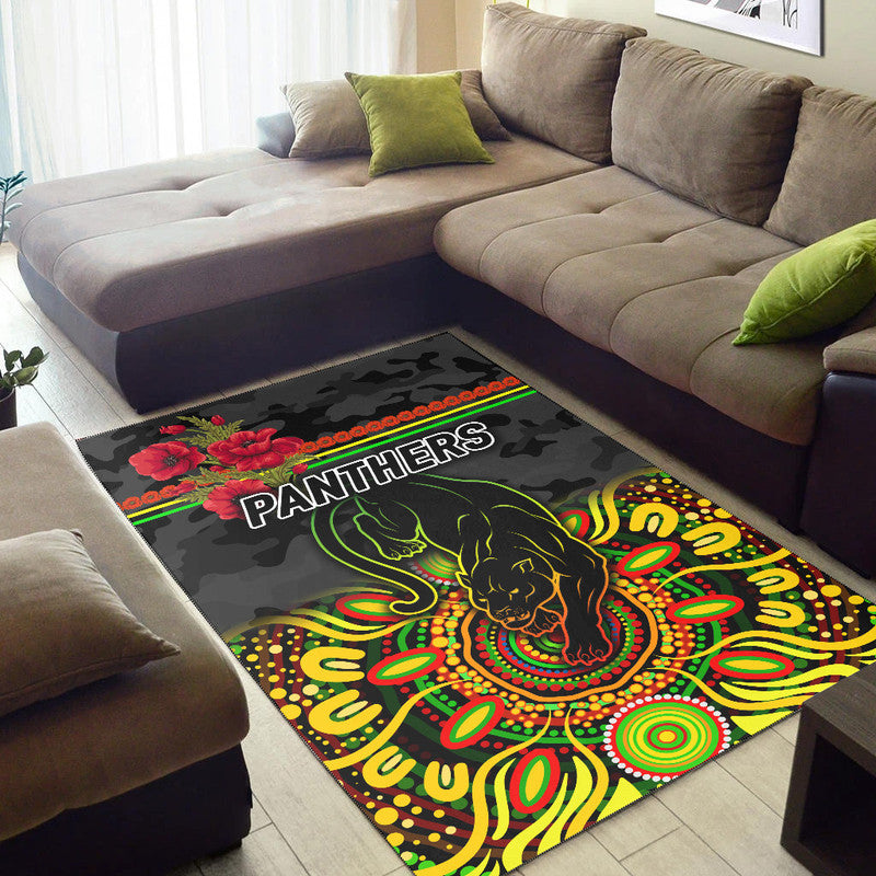 penrith-panthers-anzac-2022-area-rug-indigenous-vibes-black