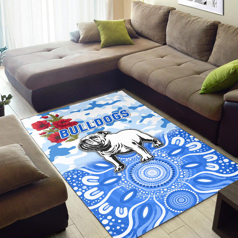 canterbury-bankstown-bulldogs-anzac-2022-area-rug-indigenous-vibes-white