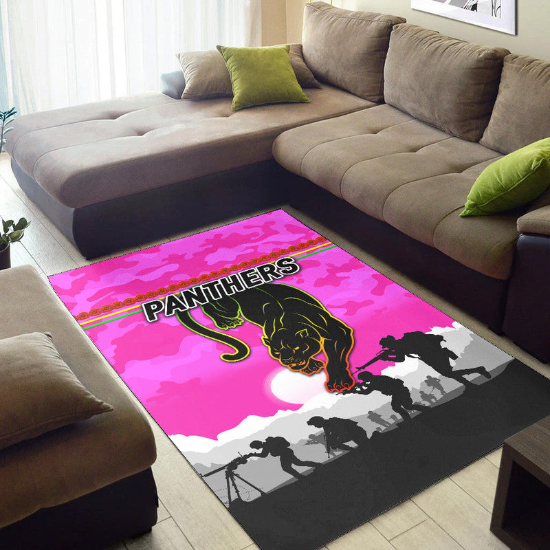 penrith-panthers-anzac-2022-area-rug-simple-style-pink