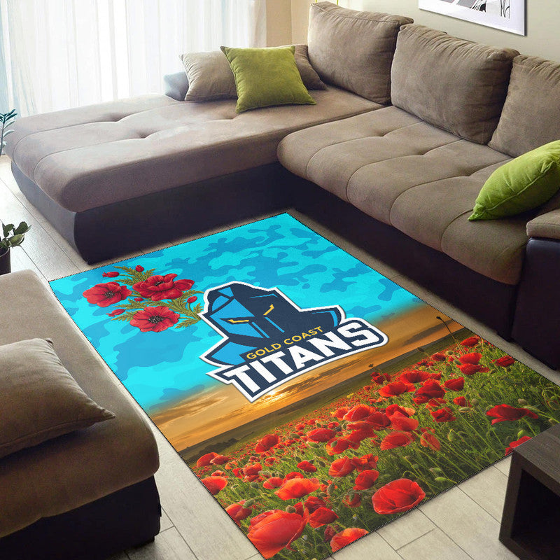 gold-coast-titans-anzac-2022-area-rug-poppy-flowers-vibes