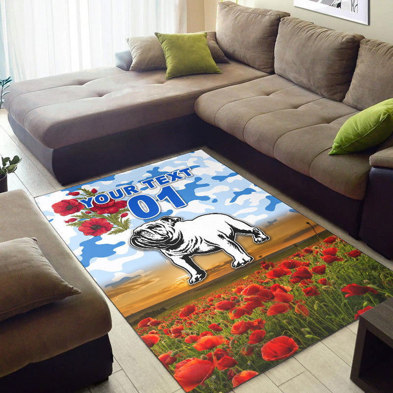 custom-personalised-canterbury-bankstown-bulldogs-anzac-2022-area-rug-poppy-flowers-vibes-white