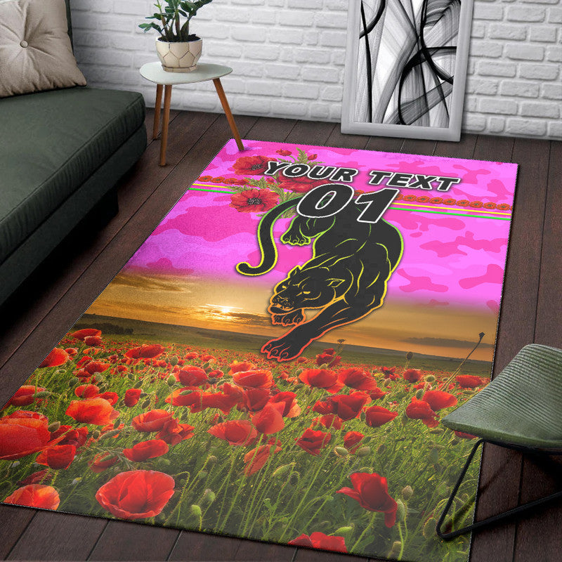 custom-personalised-penrith-panthers-anzac-2022-area-rug-poppy-flowers-vibes-pink