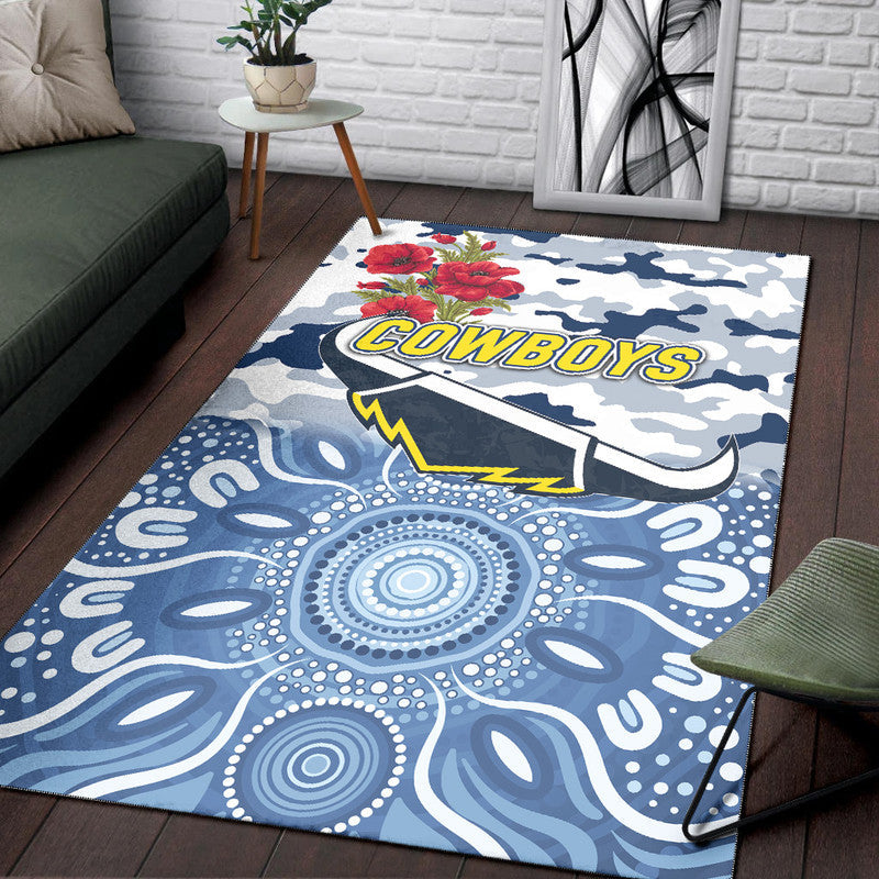 north-queensland-cowboys-anzac-2022-area-rug-indigenous-vibes-white