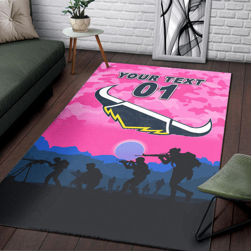 custom-personalised-north-queensland-cowboys-anzac-2022-area-rug-simple-style-pink