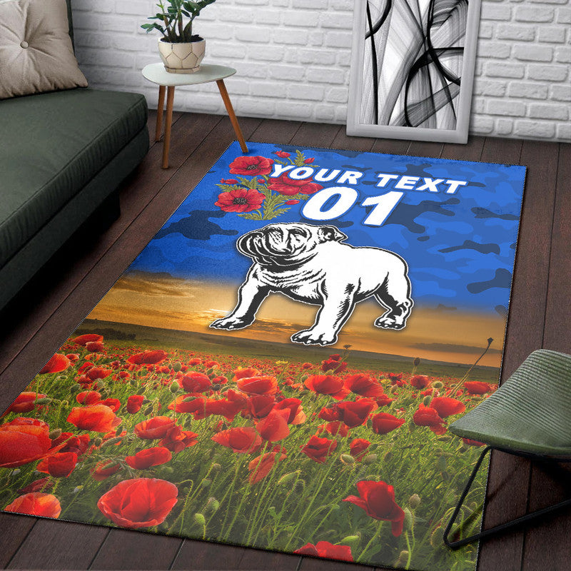 custom-personalised-canterbury-bankstown-bulldogs-anzac-2022-area-rug-poppy-flowers-vibes-blue