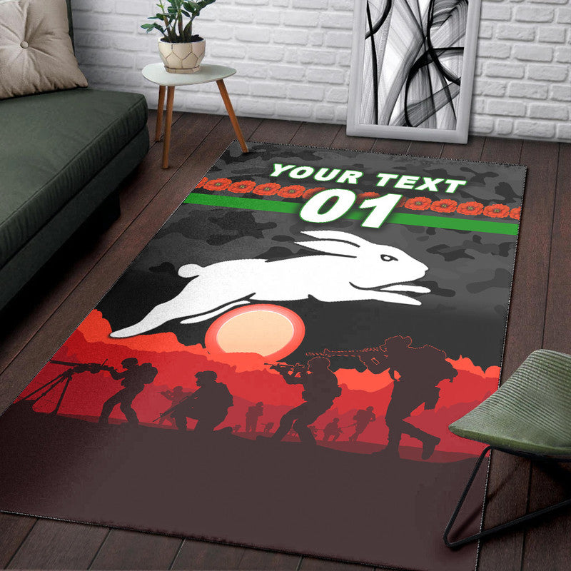 custom-personalised-south-sydney-rabbitohs-anzac-2022-area-rug-simple-style-black