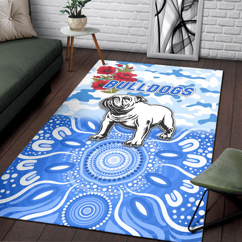 canterbury-bankstown-bulldogs-anzac-2022-area-rug-indigenous-vibes-white