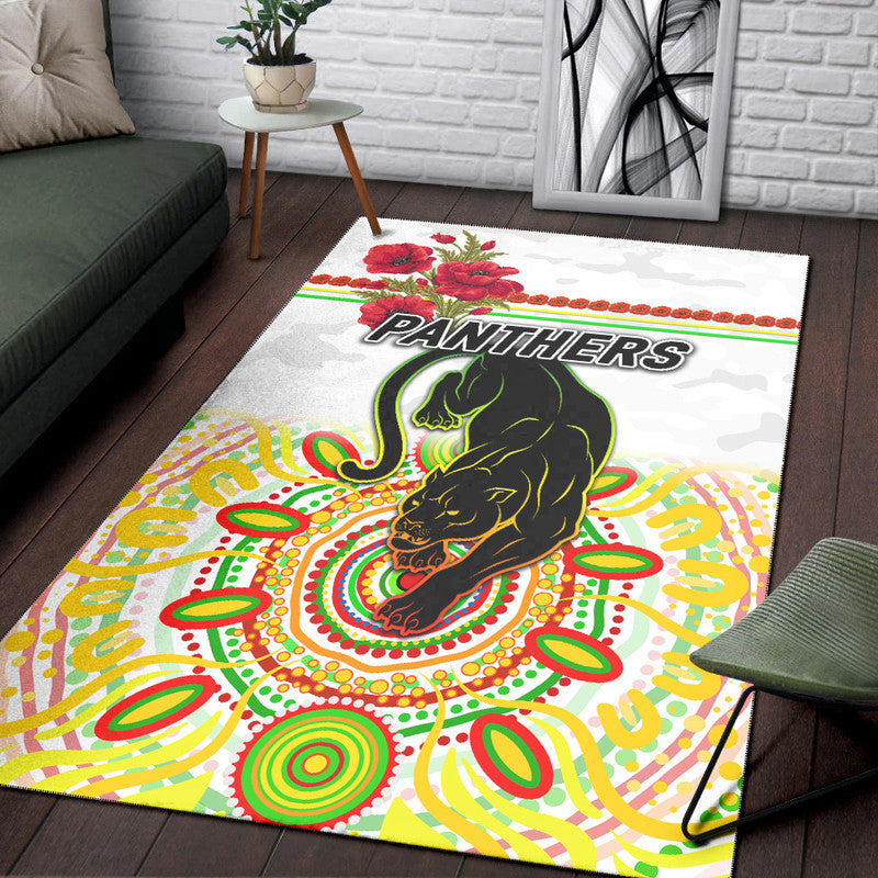 penrith-panthers-anzac-2022-area-rug-indigenous-vibes-white