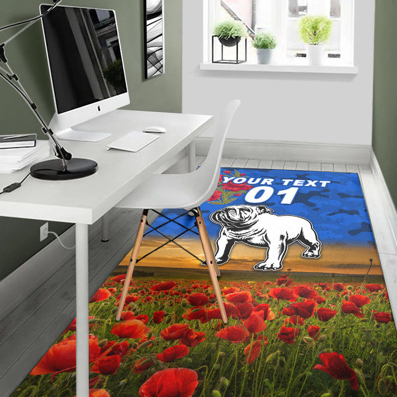 custom-personalised-canterbury-bankstown-bulldogs-anzac-2022-area-rug-poppy-flowers-vibes-blue